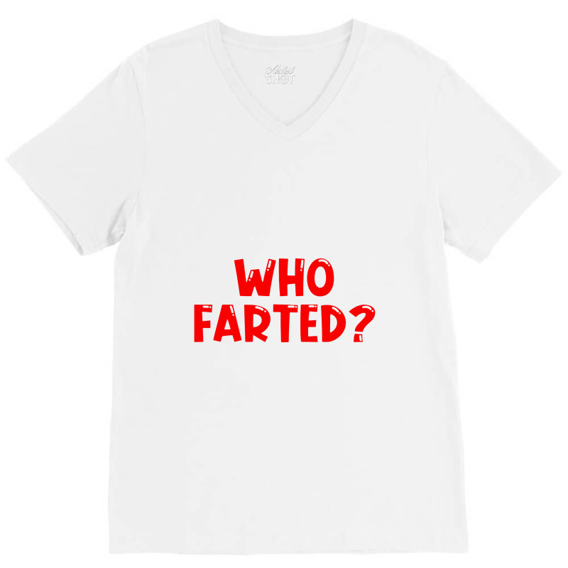 College Nerds Fart Humor V-neck Tee | Artistshot