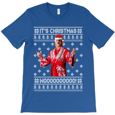 Ric Flair Christmas Ugly T-shirt Designed By Sengul