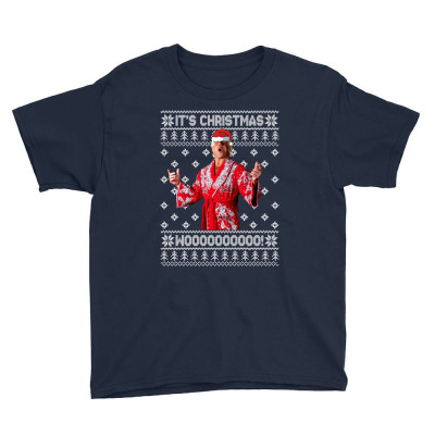 Ric Flair Christmas Ugly Youth Tee Designed By Sengul