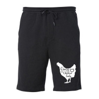 Crazy Chicken Lady Fleece Short | Artistshot