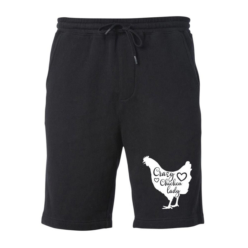 Crazy Chicken Lady Fleece Short | Artistshot