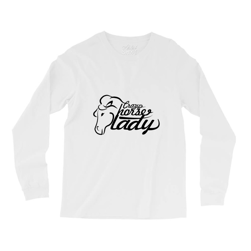 Crazy Horse Lady Pony Long Sleeve Shirts | Artistshot