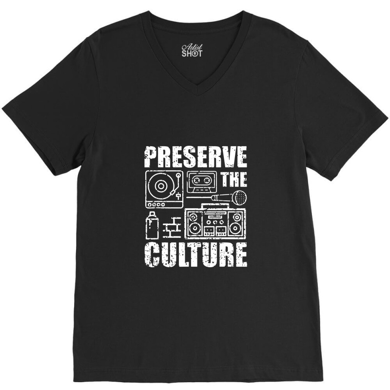 Culture Shirt Old School V-neck Tee | Artistshot