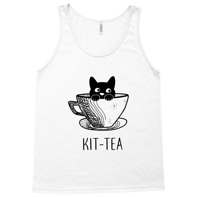 Cute Black Cat Tank Top | Artistshot