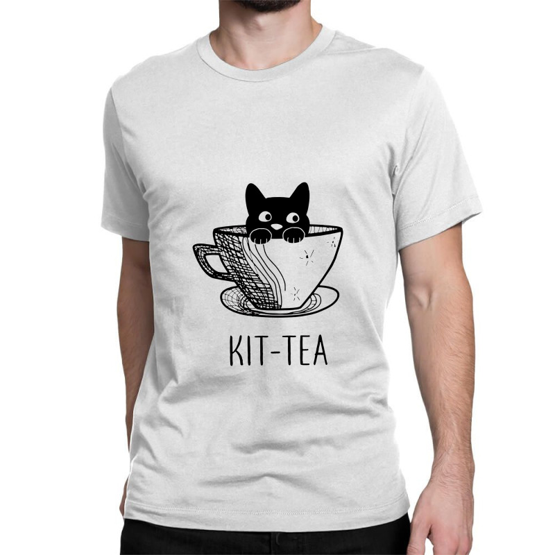 Cute Black Cat Classic T-shirt | Artistshot