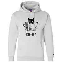 Cute Black Cat Champion Hoodie | Artistshot