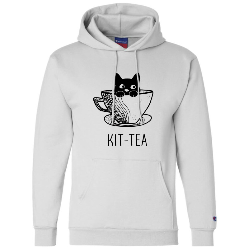 Cute Black Cat Champion Hoodie | Artistshot