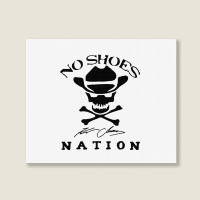 No Shoes Nation Landscape Canvas Print | Artistshot