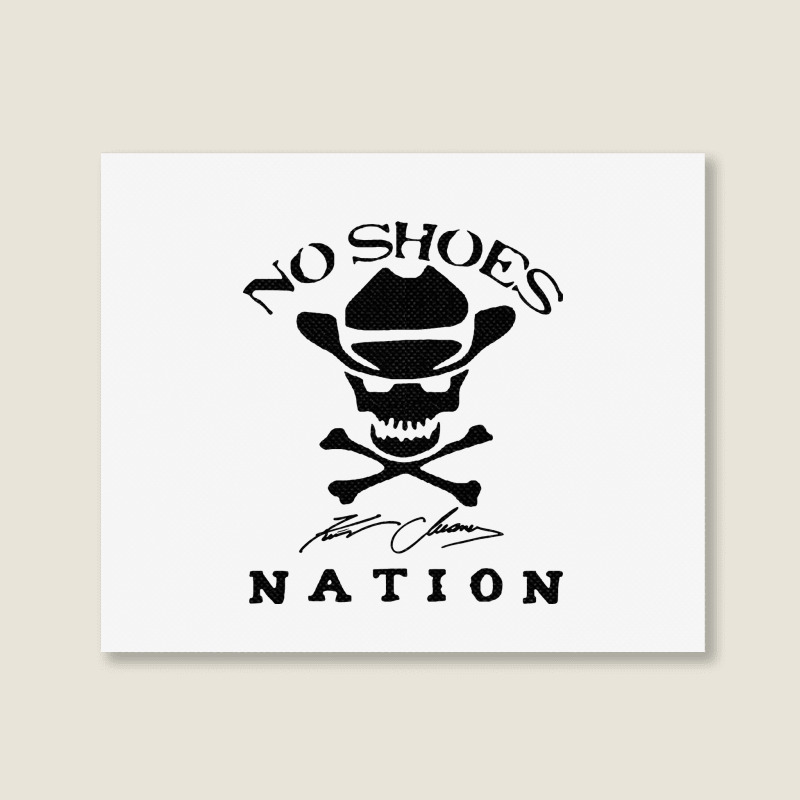 No Shoes Nation Landscape Canvas Print | Artistshot