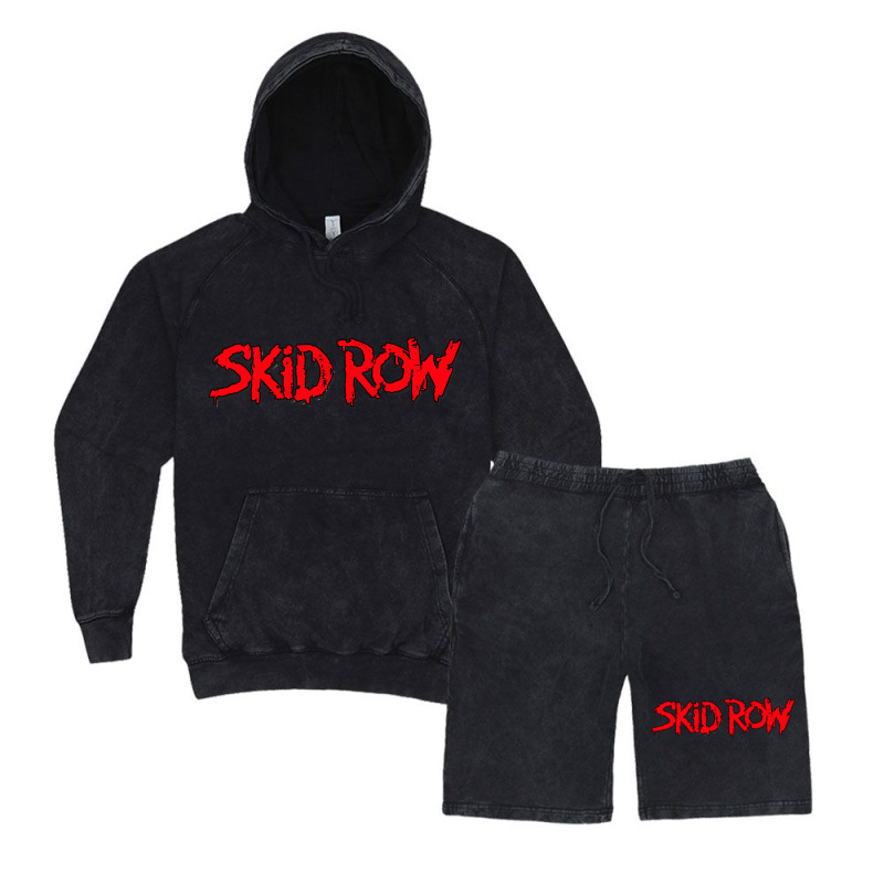 Skid Row Vintage Hoodie And Short Set | Artistshot