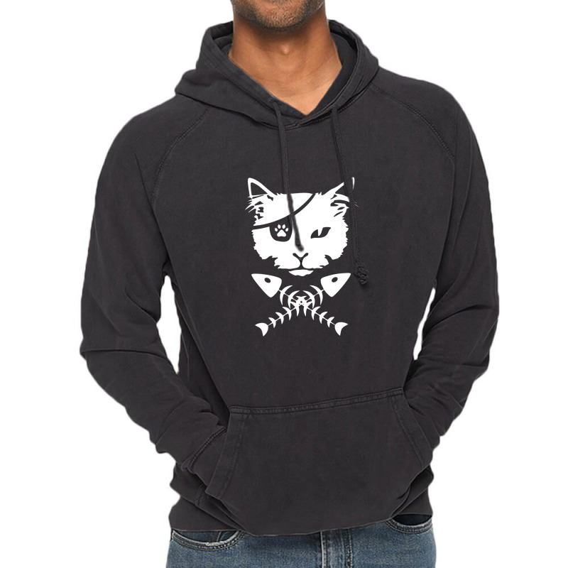 Cute P!irate Cat Vintage Hoodie | Artistshot