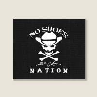 No Shoes Nation Landscape Canvas Print | Artistshot