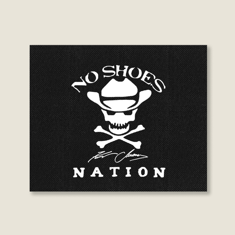 No Shoes Nation Landscape Canvas Print | Artistshot