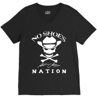 No Shoes Nation V-neck Tee | Artistshot