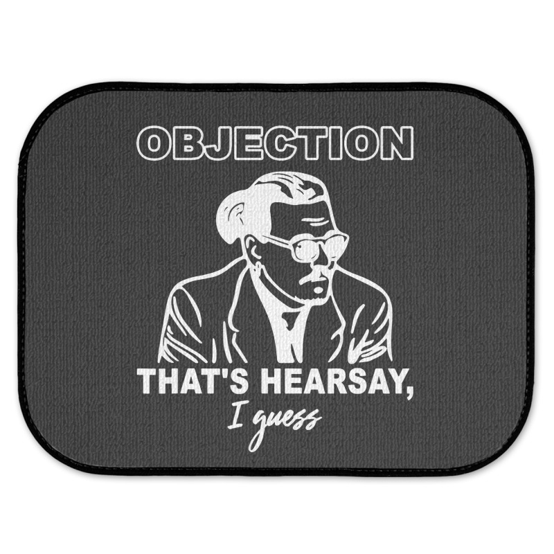 Objection That's Hearsay Rear Car Mat | Artistshot