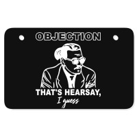 Objection That's Hearsay Atv License Plate | Artistshot