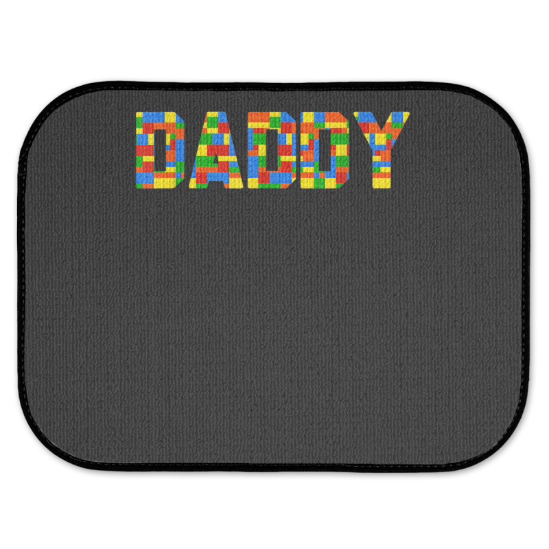 Daddy Brick Builder Funny Blocks Master Builder Rear Car Mat | Artistshot