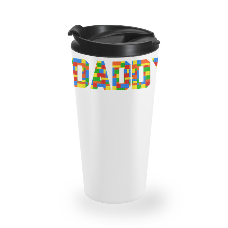 Daddy Brick Builder Funny Blocks Master Builder Travel Mug | Artistshot