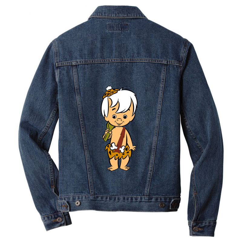 Flinstone Men Denim Jacket by albertomendozay | Artistshot