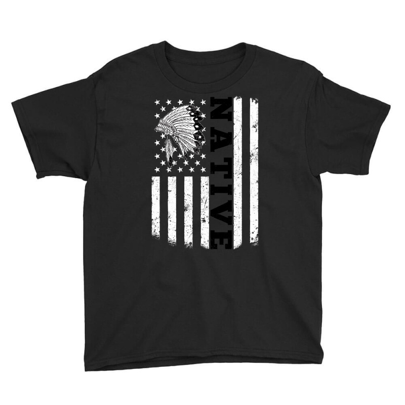 Native American T  Shirt Native American Flag For Native Americans Ora Youth Tee by baroncrona555 | Artistshot