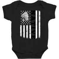 Native American T  Shirt Native American Flag For Native Americans Ora Baby Bodysuit | Artistshot