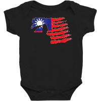 Republic Of China Soldier Salute Veteran Patriot T Shirt Baby Bodysuit | Artistshot