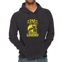 Dad The Fishing Legend Vintage Hoodie | Artistshot