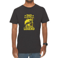 Dad The Fishing Legend Vintage T-shirt | Artistshot