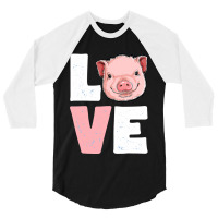 Pig Lovers 3/4 Sleeve Shirt | Artistshot