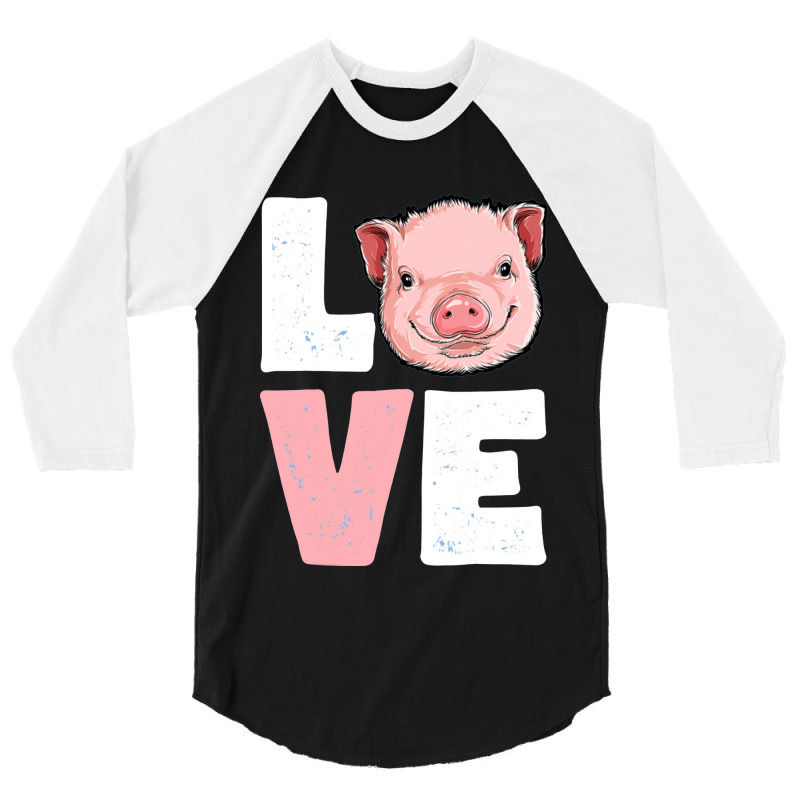 Pig Lovers 3/4 Sleeve Shirt | Artistshot