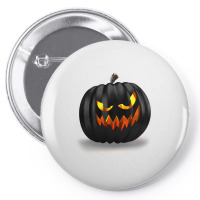 Scary Jack O Lantern Halloween Pin-back Button | Artistshot