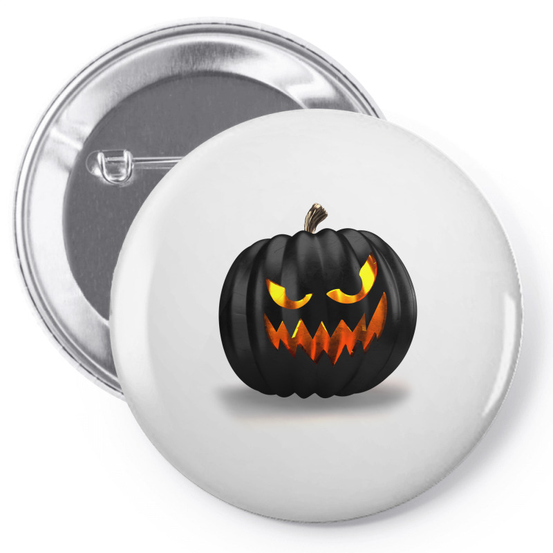 Scary Jack O Lantern Halloween Pin-back Button | Artistshot