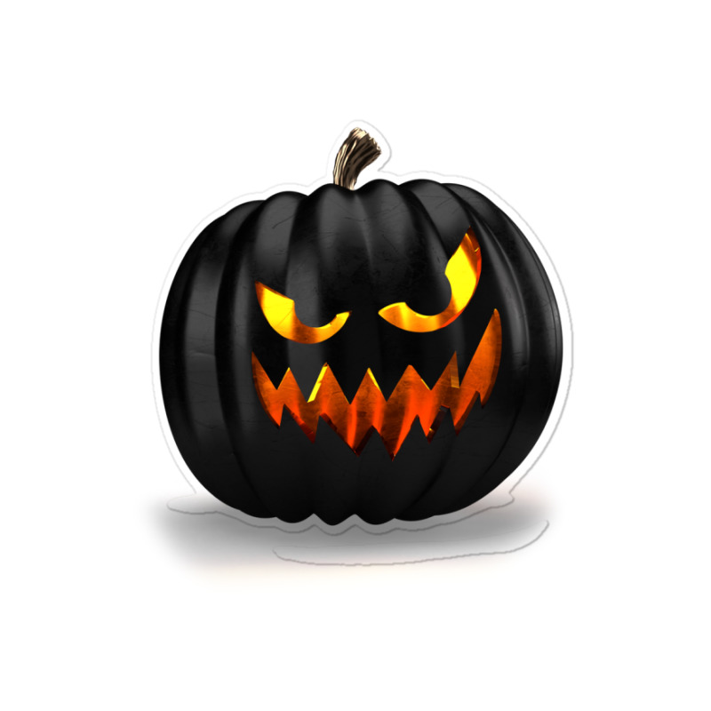 Scary Jack O Lantern Halloween Sticker | Artistshot