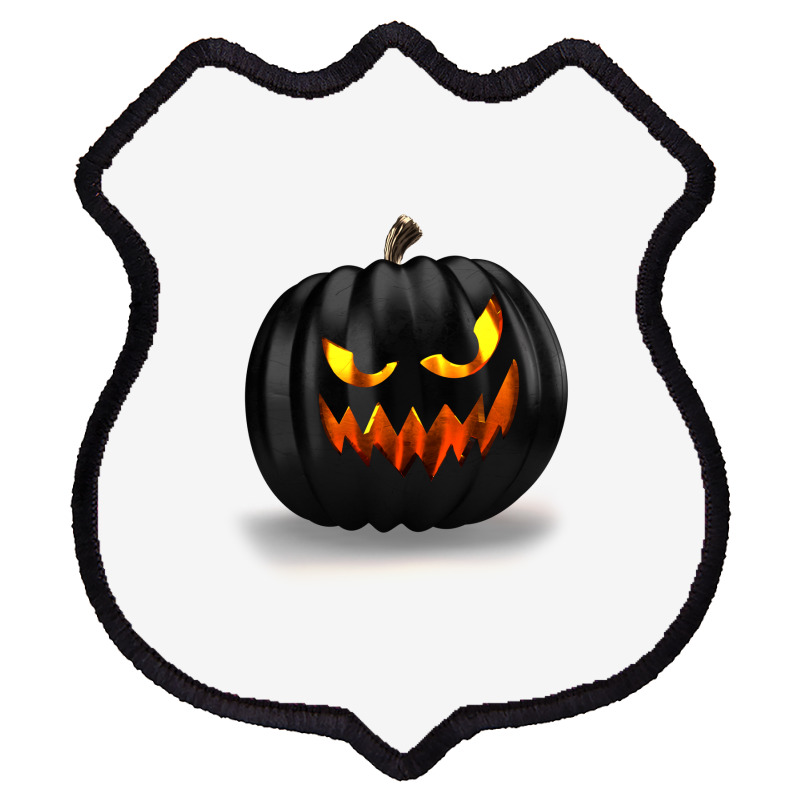 Scary Jack O Lantern Halloween Shield Patch | Artistshot