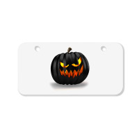 Scary Jack O Lantern Halloween Bicycle License Plate | Artistshot