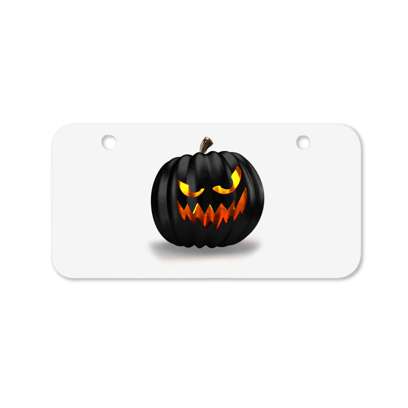 Scary Jack O Lantern Halloween Bicycle License Plate | Artistshot