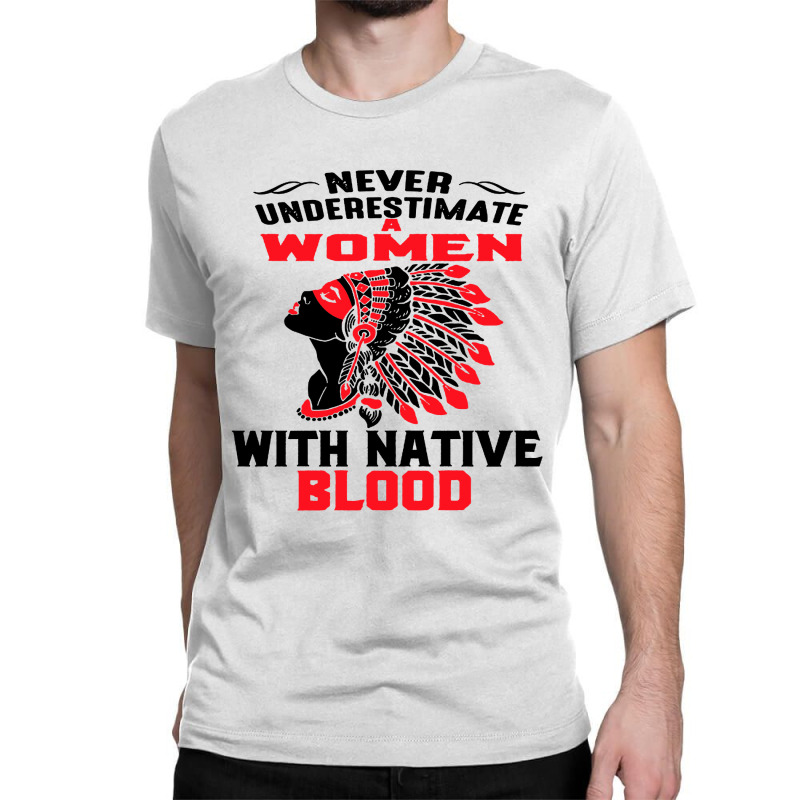 Native American Woman Classic T-shirt | Artistshot