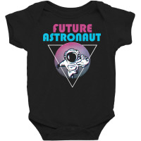 Outer Space Retro 80s Art Vaporwave Science Future Astronaut T Shirt Baby Bodysuit | Artistshot