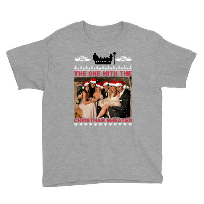 Friends Tv Show Ugly Christmas Youth Tee Designed By Sengul