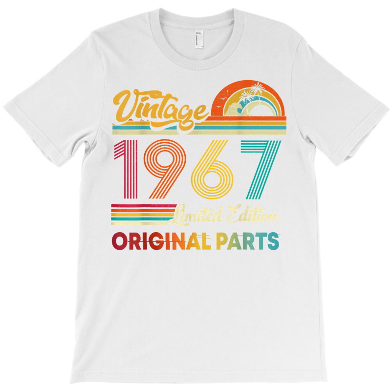 Vintage Original Parts 1967 Men Women 55 Years Old Birthday T Shirt T-shirt | Artistshot