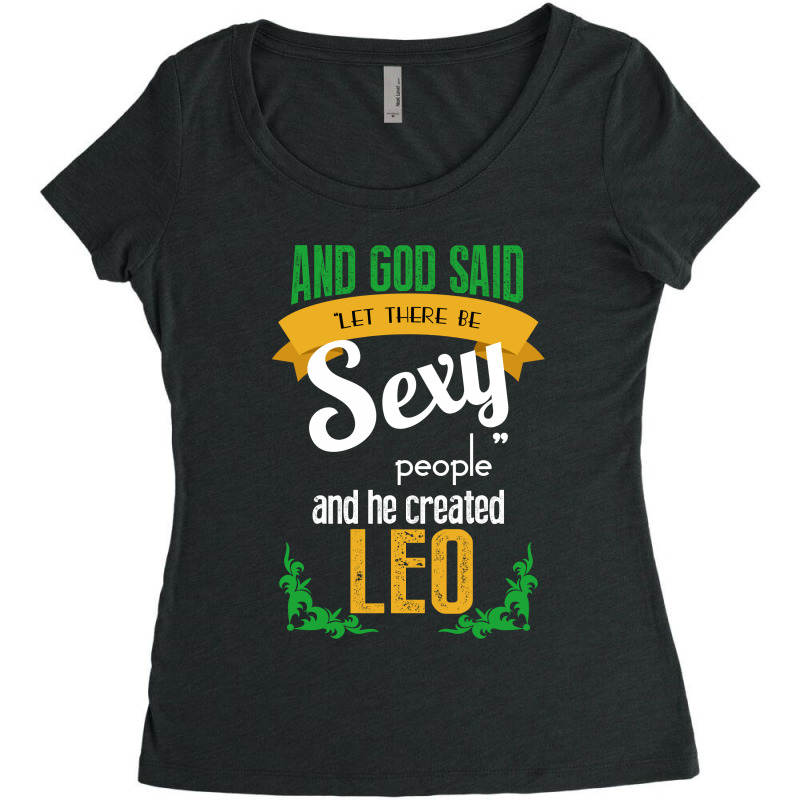 Sexy Leo Women's Triblend Scoop T-shirt by rardesign | Artistshot