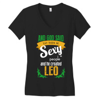 Sexy Leo Women's V-neck T-shirt | Artistshot