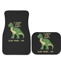 Clap Your Hands Dinosaur Full Set Car Mats | Artistshot