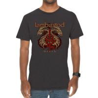 Lamb Of God Skull Dragon Vintage T-shirt | Artistshot