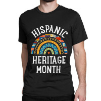 Hispanic Heritage Month Rainbow Gifts Latin Country Flags T Shirt Classic T-shirt | Artistshot