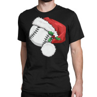 Christmas Baseball Santa Cap Classic T-shirt | Artistshot