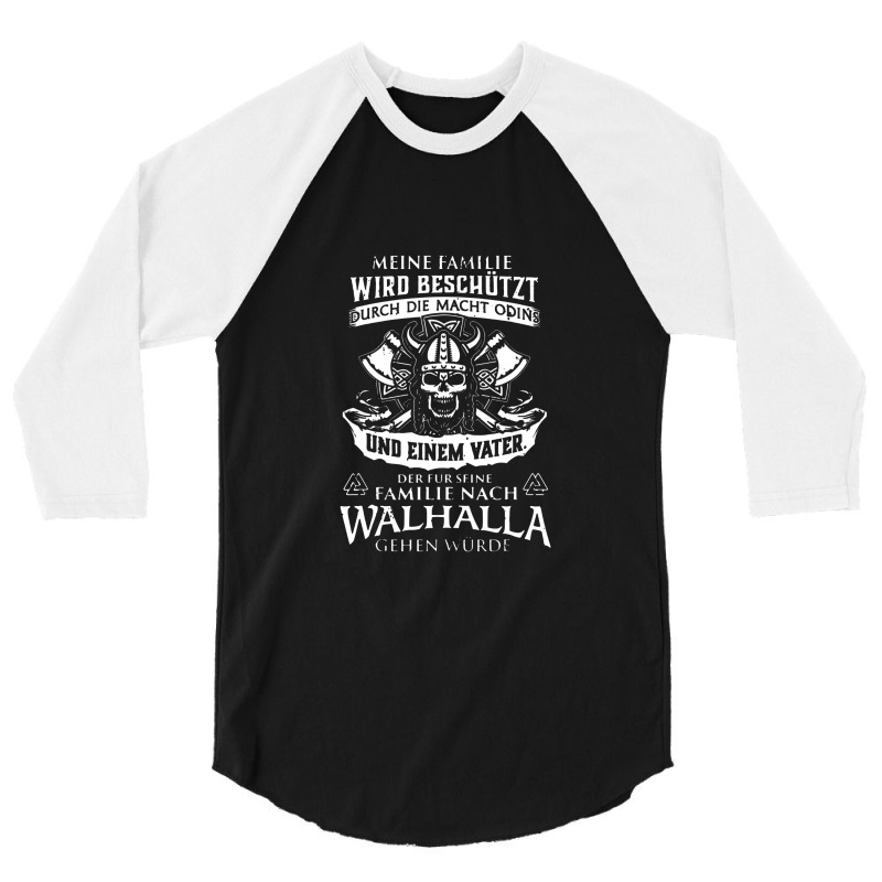 Die Macht Odins Wikinger & Walhalla Geschenk 3/4 Sleeve Shirt | Artistshot