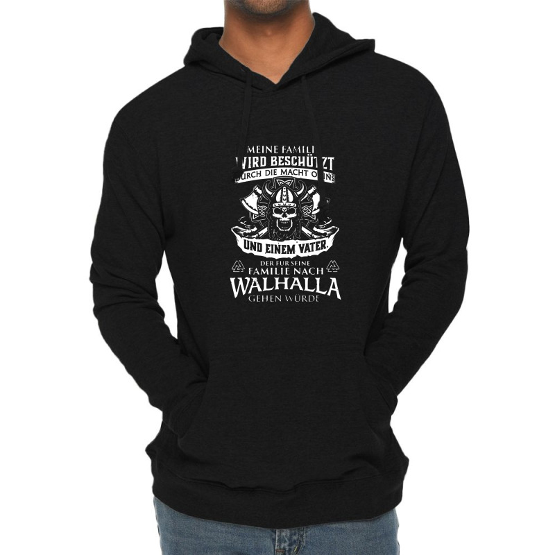 Die Macht Odins Wikinger & Walhalla Geschenk Lightweight Hoodie | Artistshot