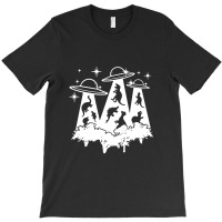 Dinosaur Alien Abduction Ufo T Rex T-shirt | Artistshot