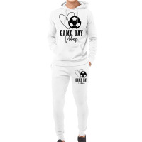 Womens Soccer Player Game Day Vibes Coach Sports Women Girls Soccer V Hoodie & Jogger Set | Artistshot